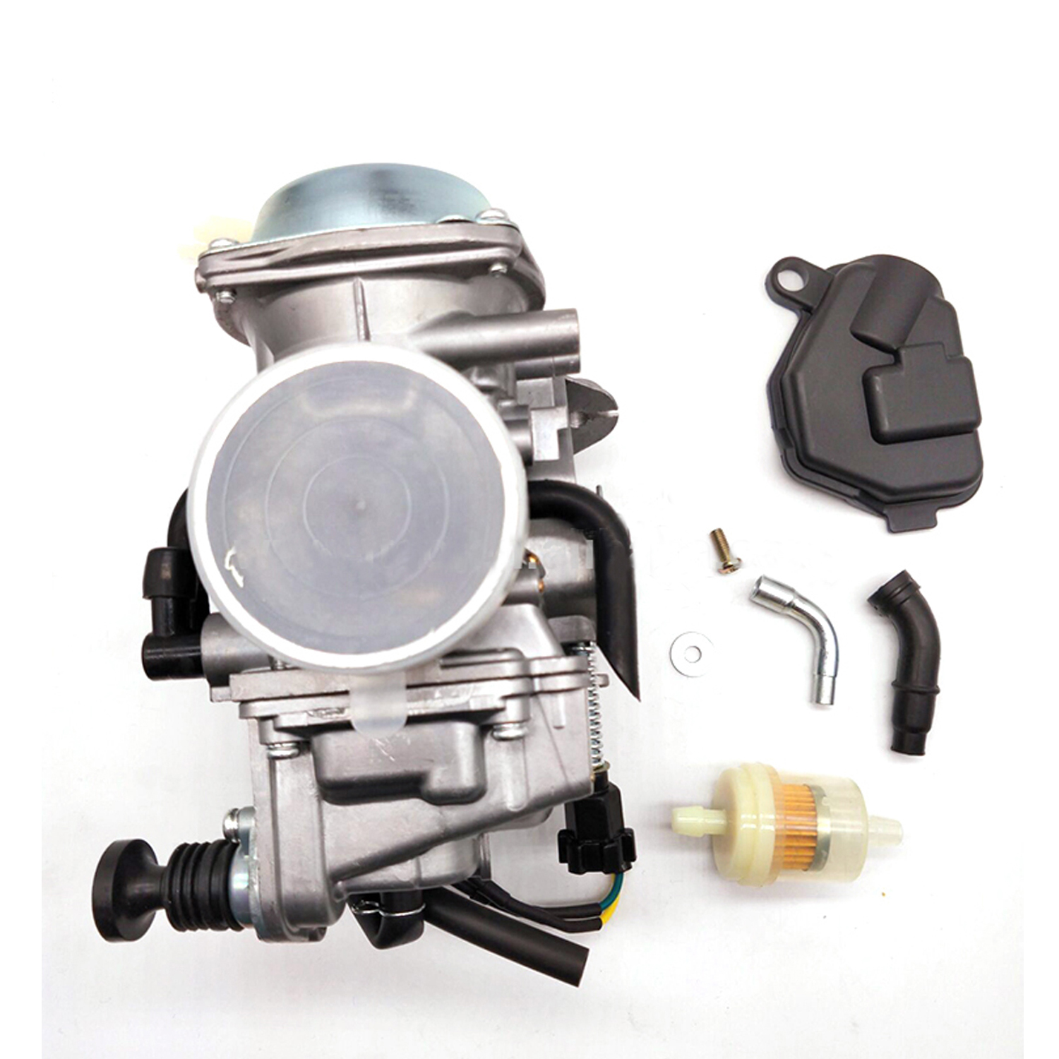 XFMT Carburetor Carb Fuel System For Honda ATV TRX350FE TRX350FM TRX350TE TRX350TM TRX350ES 2000-2006 Shine Carburetor Assembly Carb For Kawasaki ATV KLF300 Bayou300 Carb 1986-2005 And Honda TRX450 45