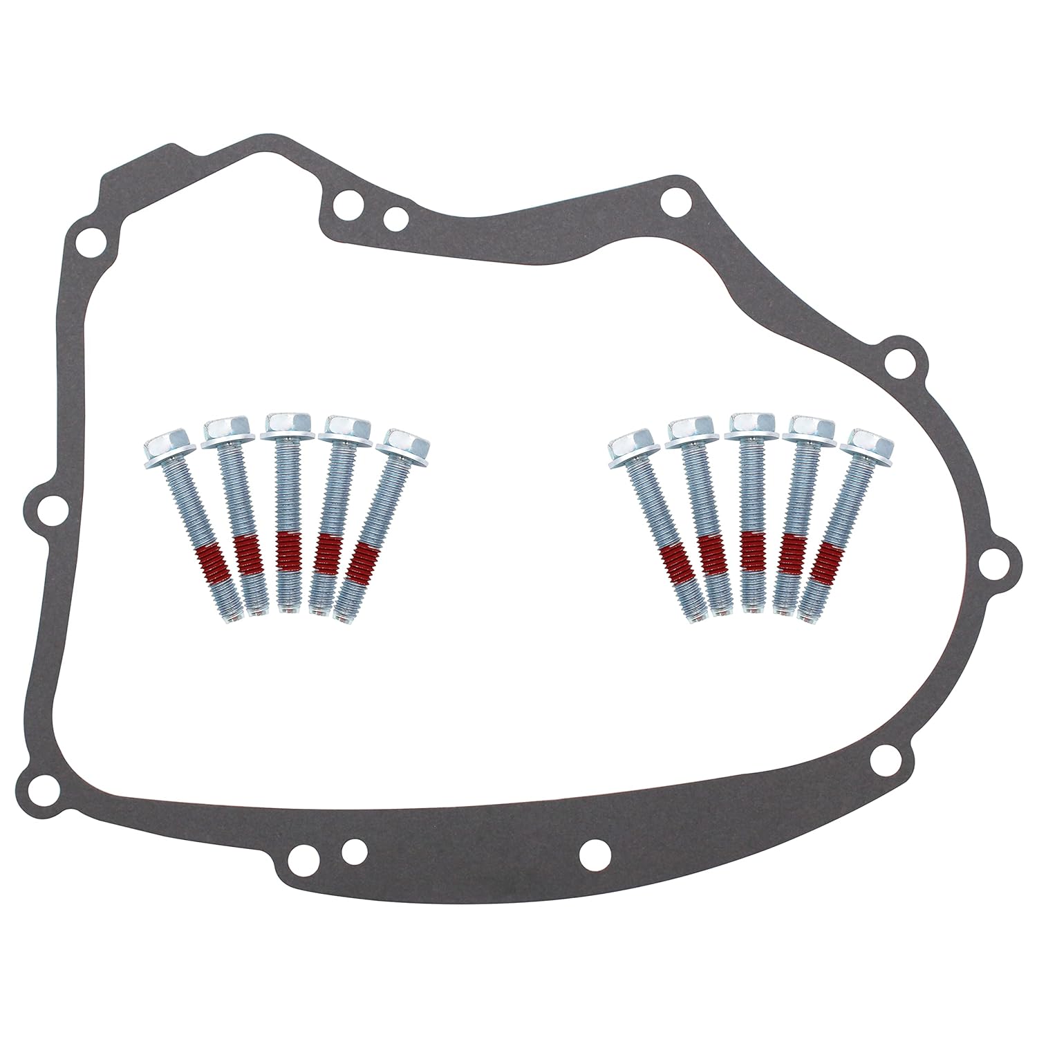 FlyingAMZ 594195 Crankcase Gasket Kit Parts Accessories Lawnmowers with Bolts and Crank Case Gasket Replace The Model 591911, 697227, 690945, 273488 For Briggs and Stratton Small Gasoline Engines