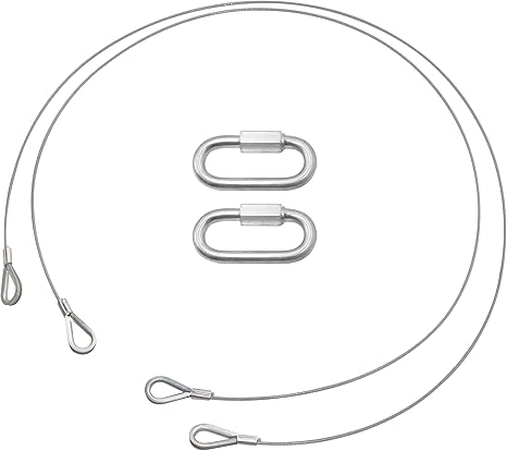 2 Pcs Lift Cables with EZ Spring Clips 